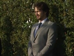 James Franco at The Museum Of Contemporary Art, Lo Stock Footage