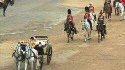 Trooping the Colour ceremony for the Queen's official birthday News Clip