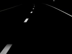 Night Drive Curved Lines HD Stock Footage