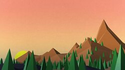 Background with Mountains Stock Footage