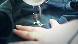Sewing process. Stock Footage