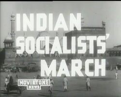 INDIAN SOCIALIST MARCH News Clip