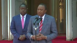 Kenyatta appeals for "peace and friendship" News Clip