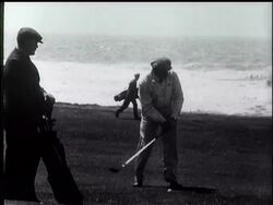 US Golf Stars Fare Badly In Welsh Wind News Clip