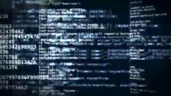 4k: HTML Code Background Seamless Loop Stock Footage