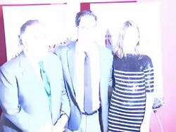 Francis Ford Coppola,  Roman Coppola and Sofia Coppola at A Glimpse Inside the Mind of Charles Swan III - Arrivals Stock Footage