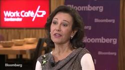 Santander's Ana Botin on Earnings, Strategy, Andrea Orcel News Clip