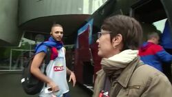 CLEAN : French basketball prepare ahead of Spain clash News Clip