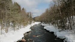 River Melting At Spring Season Stock Footage