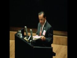 SYND 6 7 73 MALTA'S PRIME MINISTER DOM MINTOFF ADDRESSES CONFERENCE Instructional Video