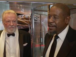 INTERVIEW - Forest Whitaker - Sophia Loren's 80th Birthday Celebration Stock Footage