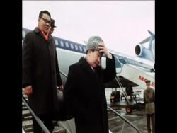 SYND 16 3 75 GUESTS FROM ABROAD ARRIVE TO HUNGARIAN COMMUNIST PARTY CONGRESS News Clip