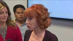 Griffin not 'laying down' for Trump, fears career is over News Clip