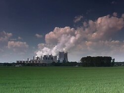 big power plant PAL Stock Footage