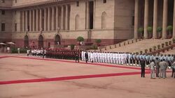 PM Abbott welcomed by counterpart Modi as he continues visit News Clip
