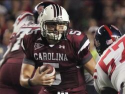 South Carolina scored an upset Thursday night, with a 16-10 victory at home against No. 4 Ole Miss. The Gamecocks had been 1-31 against Top 5 teams. (Sept. 25) News Clip