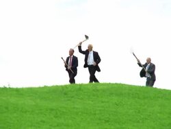 NTSC: Medieval Business Battle Stock Footage