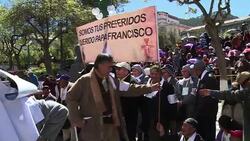 CLEAN : Bolivian homeless offered front-row spot to see Pope Francis News Clip