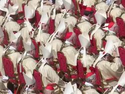 B-ROLL - The Inauguration Mass For Pope Francis at St. Peter's Square on March 19, 2013 in Vatican City, Vatican. (Footage by Giulio Origlia/Getty Images) Stock Footage