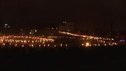 CLEAN : Shetland's Vikings take part in Up Hella Aa fire festival News Clip