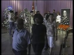 WRAP Officials mourning and reax to death of Raul Castro's wife ADDS more ceremony News Clip