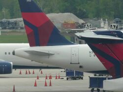 Detroit Metro Airport Ranks 12 in North America Stock Footage