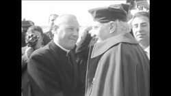 CAN739 ARCHBISHOP OF CANTEBURY RAMSEY HISTORIC MEETING WITH POPE PAUL Instructional Video