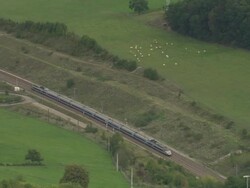 Tgv Through Tunnel Stock Footage