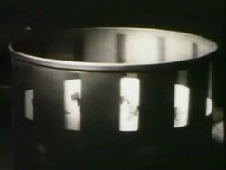 Zoetrope cartoon viewer Stock Footage