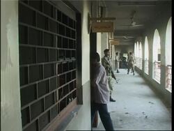 WRAP Police patrols at Red Mosque, protest, AP pix inside mosque News Clip