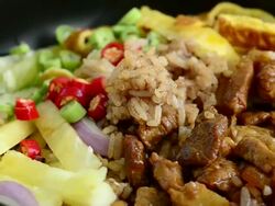 Fried Rice Stock Footage