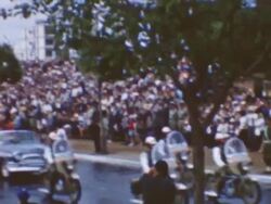 President of Israel and Gabon at Parade Stock Footage