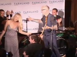 PERFORMANCE - Liz Phair and Art Alexakis at New York Premiere of Farmland by Academy Award-Winning Director James Moll during the Tribeca Film Festival at The Varick Room on April 17, 2014 in New York City Stock Footage