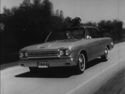 1964 AMC Ambassador montage Stock Footage