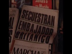 SYND 10/01/71 A POLICE RECONSTRUCTION OF KIDNAPPING OF THE BRITISH DIPLOMAT JACKSON Instructional Video