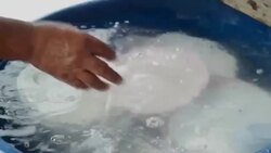 wash dishes Stock Footage