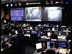 Discovery's undocking, starting of trip back to Earth News Clip