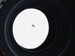 shutter inside lens openning in slow motion Stock Footage