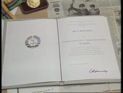 GERMANY: SWIMMING: EAST GERMAN CHAMPION PRESS CONFERENCE News Clip