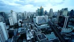 Time lapse of bangkok city Stock Footage