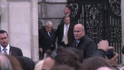 CLEAN : Mourners bid farewell at Thatcher funeral News Clip