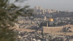 Jerusalem Old City high shots News Clip