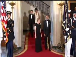 The White House went all out to underscore the theme of friendship at Tuesday's state dinner for German Chancellor Angela Merkel: It even did a little social engineering with James Taylor's playlist for the al fresco gathering in the Rose Garden. News Clip