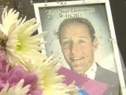 Floral tributes for Red Arrows pilot News Clip