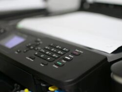 Printer at work Stock Footage