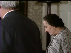 GOLDA MEIR AND EDWARD HEATH - MUTE COLOUR - COLOUR VERY GOOD News Clip