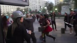 Dramatic scenes as police use force to disperse Mapuche protesters News Clip