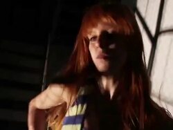 Girl dancing in theater. Stock Footage