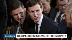 Trump Endorses Flynnâ€™s Bid for Immunity in Russia Probe News Clip