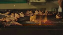 Shrimp on Grill Stock Footage